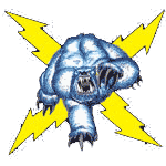 The insignia of Delta Galaxy is a running blue bear superimposed over crossed golden javelins of lightning.Per FM: Warden Clans